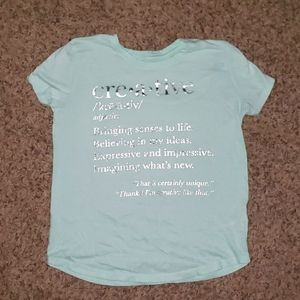 Mint green Girls XL(14) t-shirt